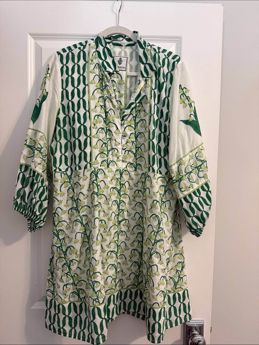 SUE SARTOR Lilly of the valley flounce shorty